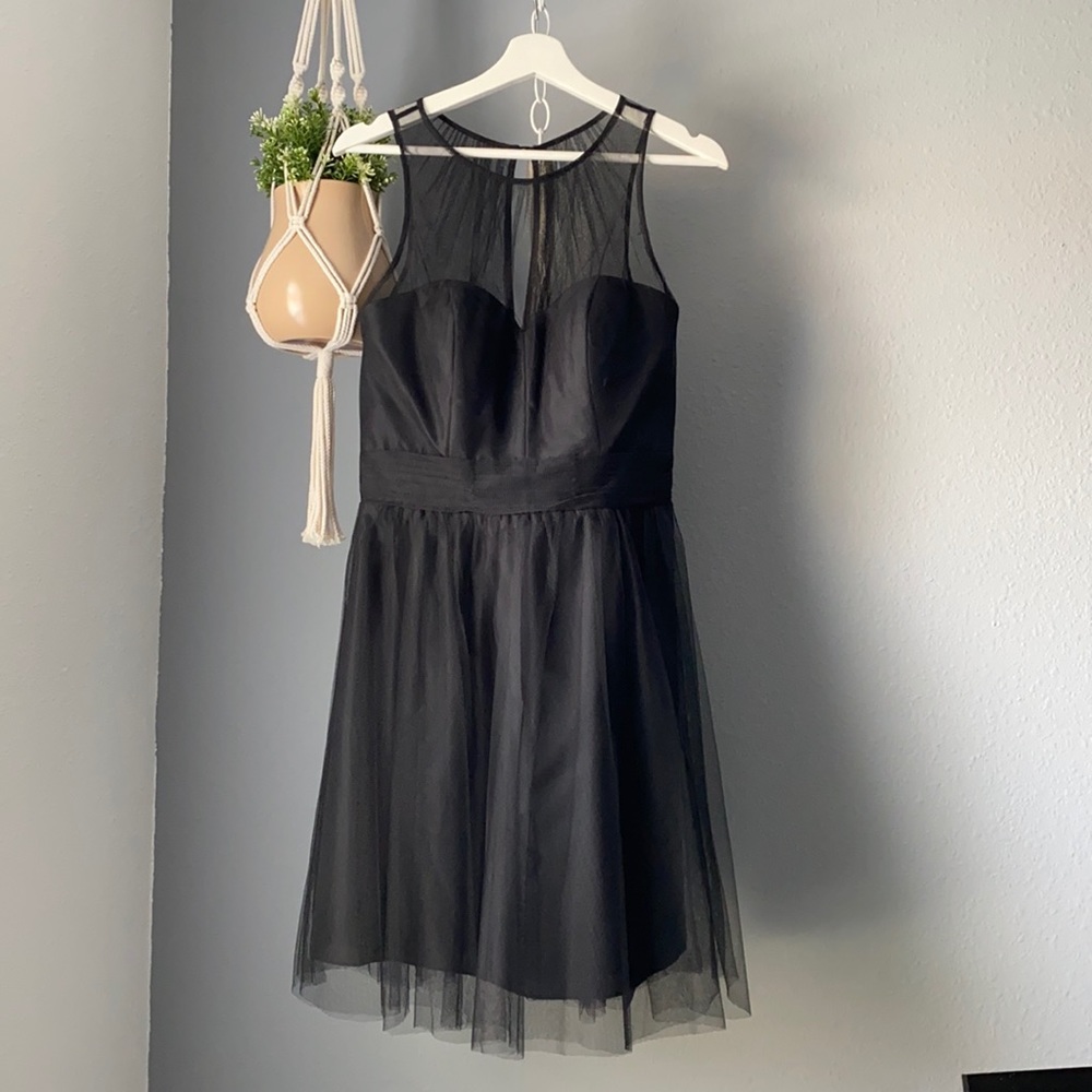 Designer Barijay, Black dress, Size 10, Style 1516